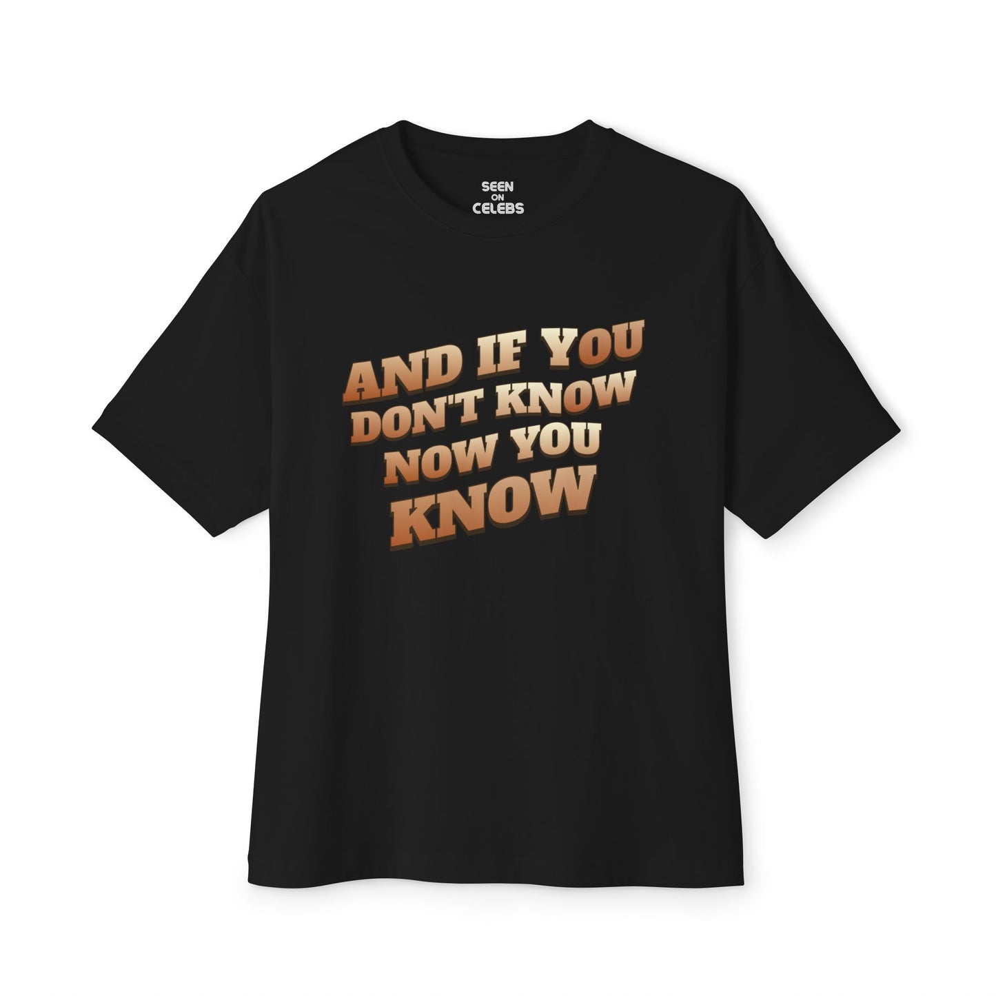 Biggie If You Don't Know Now You Know Notorious Lyric T-shirt | Hip Hop Rap Culture Tees | 3 Colors