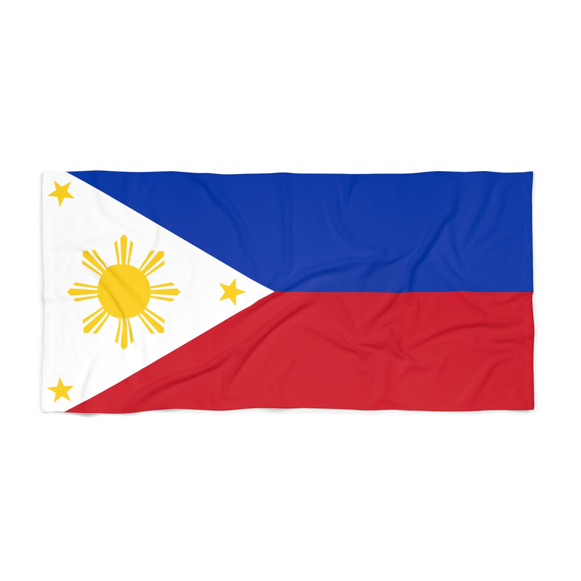 PHILLIPINES Flag Beach Towel | Quality Long Lasting - Larger or Smaller | Filipino Pride | Gift for Filipinos | Manila Quezon City Caloocan - seen on celebs