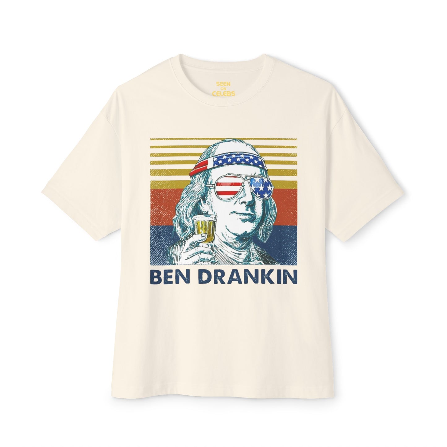 Ben Drankin Ben Franklin 4th Of July T-Shirt l July 4th Independence Day Funny Viral Tee | 3 Colors - Unisex