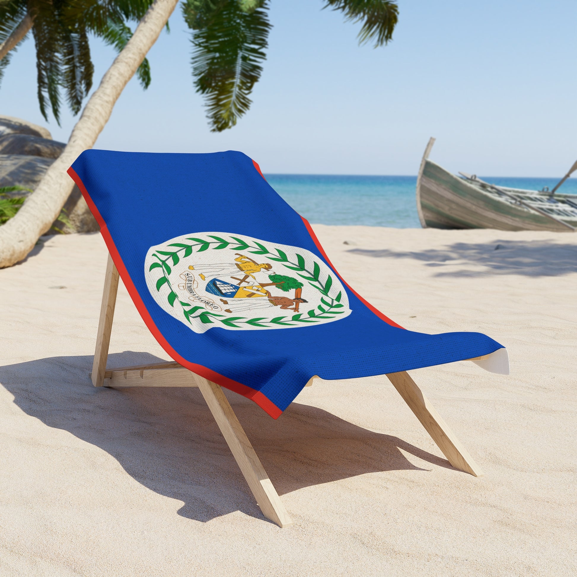 Belize Beach Towel | Quality & Long Lasting - 2 Sizes | Belizean Pride - seen on celebs