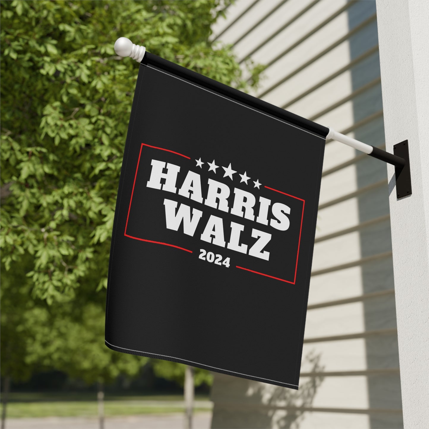 Harris Walz 2024 Garden & House Banner | Election Yard Sign Decision 2024 | 2 Sizes