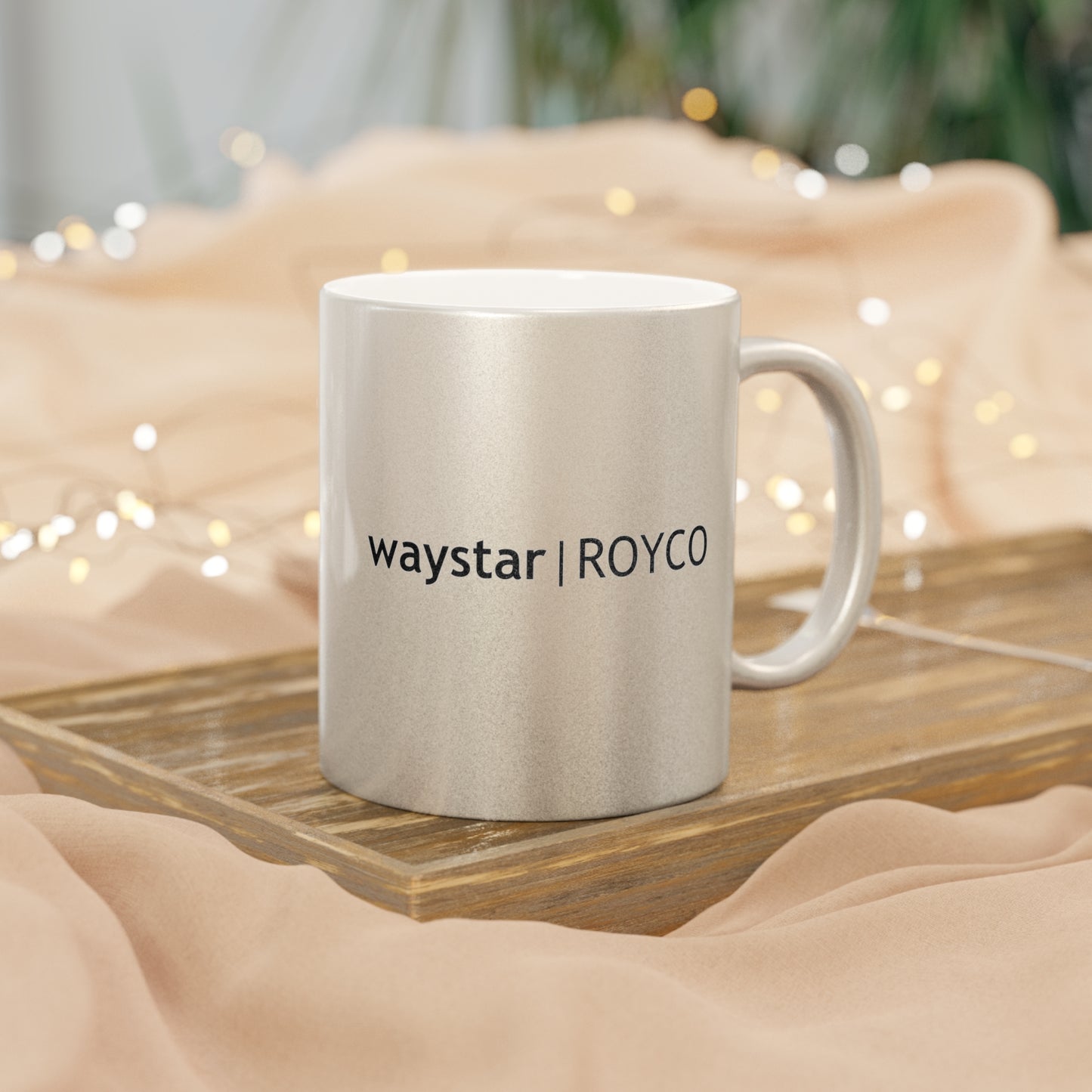 Succession TV SHOW | Waystar Royco Metallic Coffee Mug | 2 Colors - seen on celebs