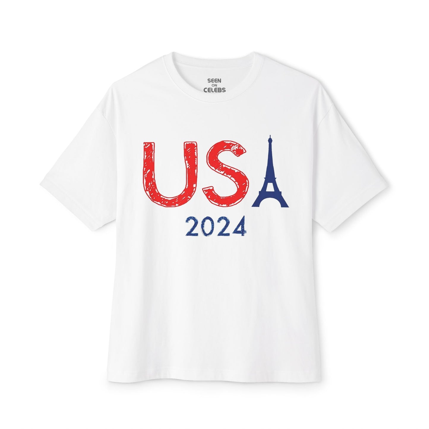 Team USA Paris 2024 Team T-shirt | Eiffel Tower France Champions | Gymnastics, Swimming, Athletics, etc | 3 Colors - Unisex