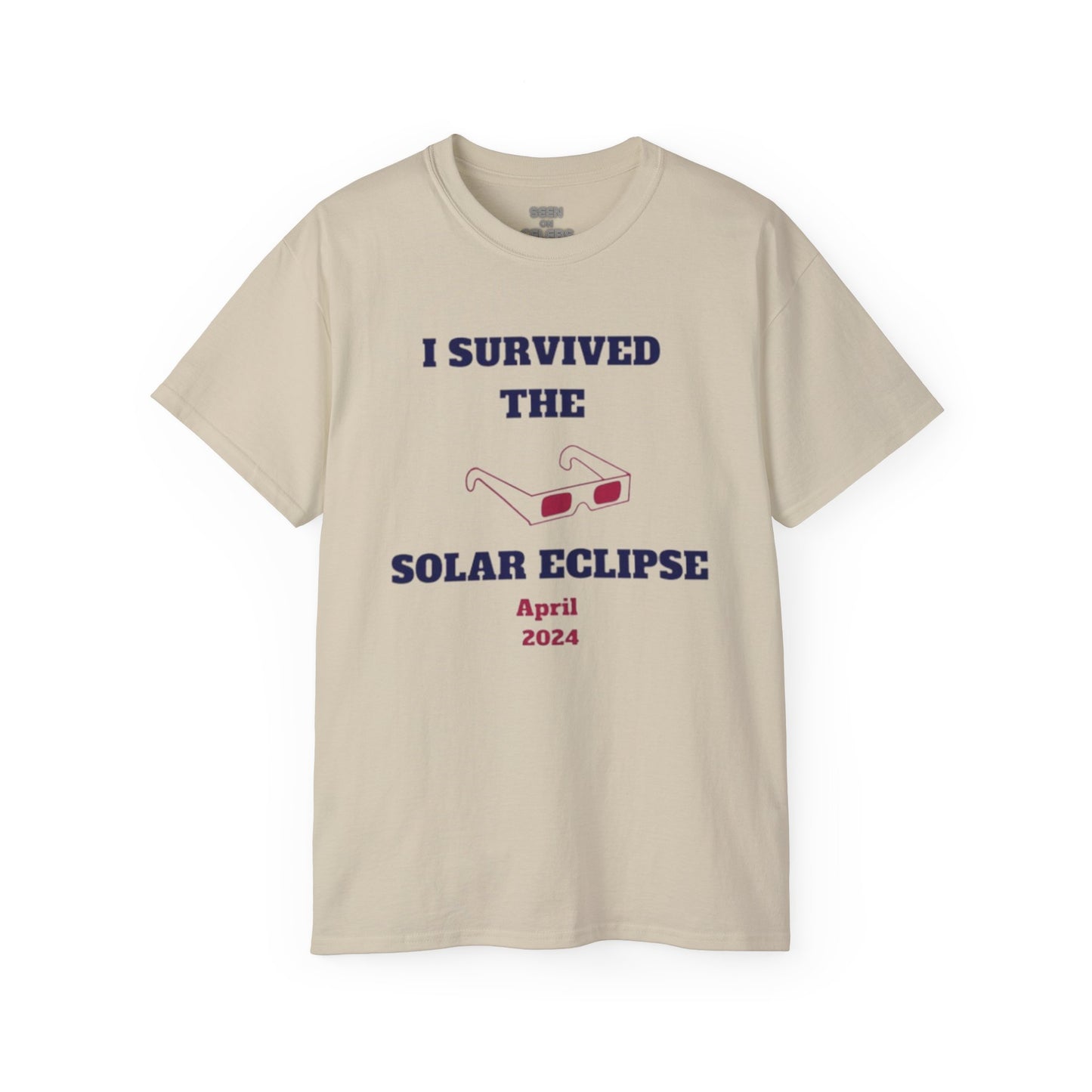 I SURVIVED THE SOLAR ECLIPSE 2024 T-shirt | 4 Colors | Heavy Cotton Quality - seen on celebs