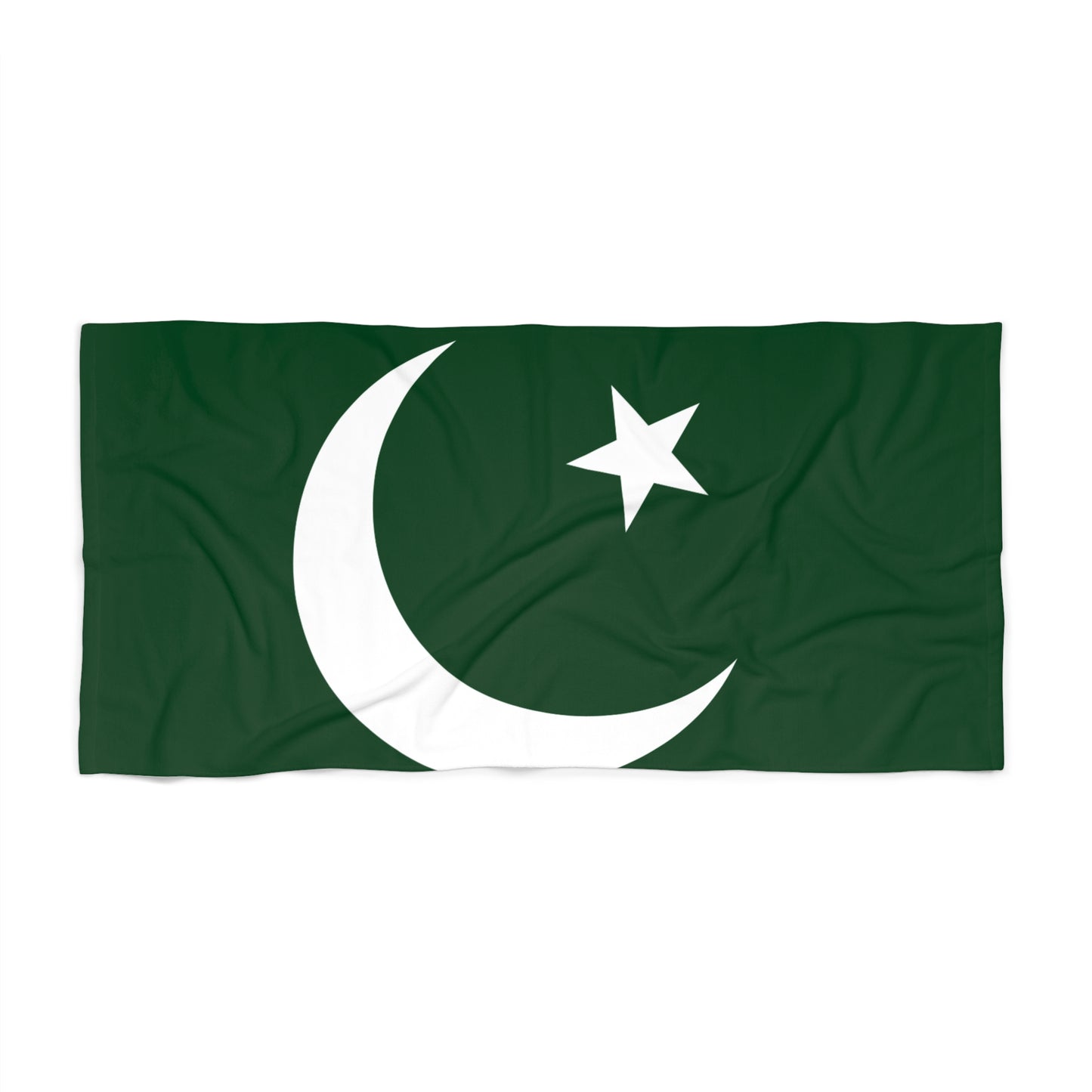 PAKISTAN Flag Beach Towel | Quality & Long Lasting - Larger or Smaller | Paki Pride | Gift for Pakistanis | Lahore Karachi Islamabad Multan - seen on celebs