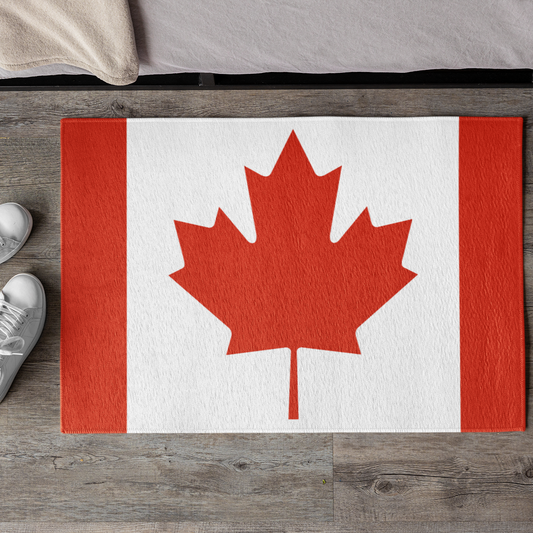 Flag Of Canada Outdoor Non-Slip Door Mat | Toronto | Montreal | Calgary | 24"x36"